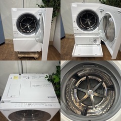 I649 🌈 ジモティー限定価格！ Panasonic ドラム式洗濯乾燥機 Cuble（キューブル） （7.0㎏・3.5㎏） ⭐ 動作確認済 ⭐ クリーニング済の画像
