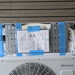 2023年☆美品☆エアコン☆2.2k(おもに6畳)☆ハイセンス【送料無料●別途あんしん設置案内可能】清潔さ一番おすすめエアコン 激安☆の画像