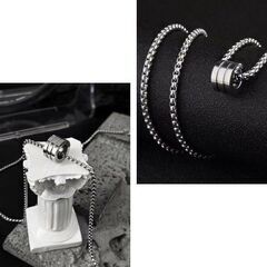 サークルチェーンネックレス（新品）60cmの画像