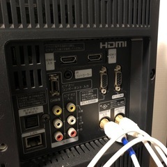 日立の19型テレビテレビ台もつけます寝室とかにの画像