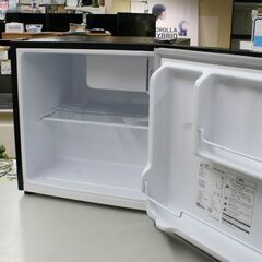 冷蔵庫 1ドア MAXZEN DJR046ML01GM 46L サイコロ型 ブラック 2023年製 冷凍スペース付 マクスゼン 札幌市 清田区 平岡の画像