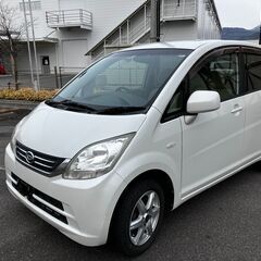 【長野県岡谷市より】H22 ダイハツムーヴ4WD　パール白　L185S　純正ナビ・ETC 内外装共に程度良し！　車検R7.4付の画像