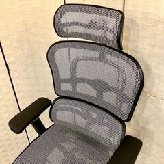 《売約済》【武蔵小山店】 Ergohuman Pro ヘッドレスト エルゴヒューマン プロ　EHP-HAM-HB-KM-10　未使用品 　OAチェア　オフィスチェア　メッシュ　ランバーサポート の画像