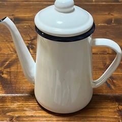  ケトル ポット ガス火 ホーロー コーヒーポットの画像