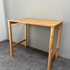【2/20まで】無印良品 パイン材テーブル・折りたたみ式
