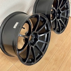 18インチ 9J オフセット15 2本 ドリケツ PCD114.3