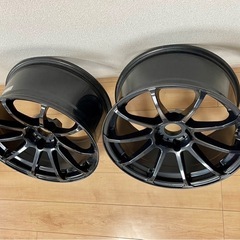 18インチ 9J オフセット15 2本 ドリケツ PCD114.3