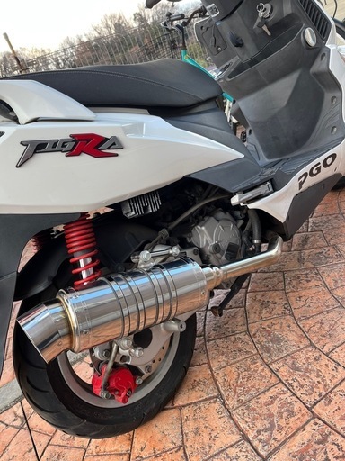 PGO  TIGRA 125 白　ウイルズウィン　ロイヤルマフラー  33,500㎞ PGO TIGRA 125 白 ウイルズウィン ロイヤルマフラー 33,500㎞ PGO