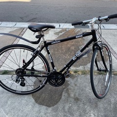 (使用頻度数回)GIOS MISTRAL ブラック 480mm 700C 外装24段変速の画像