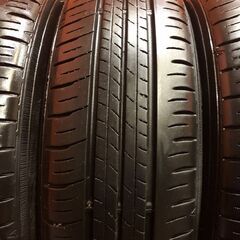DUNLOP ENASAVE EC300+ 165/65R14 14インチ 夏タイヤ 4本 バリ溝 タンク ルーミー ソリオ等　(KTH169)の画像