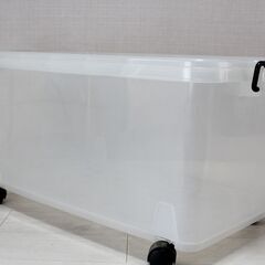 ☆★収納ケース 収納ボックス キャスター付き 幅42 奥行70 高さ32㎝位 押入ラック ふた付きの画像