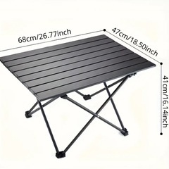 軽量アルミニウム折りたたみテーブル - キャンプの画像
