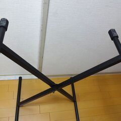■キーボードスタンド 電子ピアノスタンド 折り畳み X字 台 X型 金属製 楽器の画像