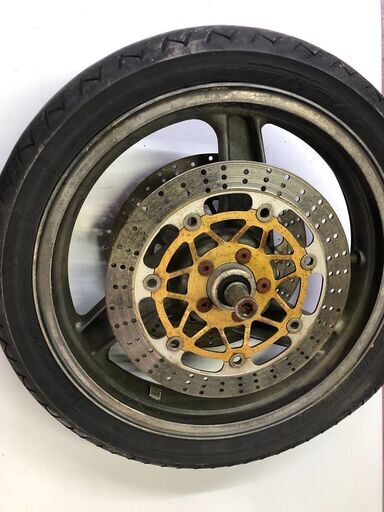 ☆彡KAWASAKI・カワサキ・ZRX400・ZR400E・フロントホイル・部品取り車