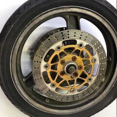 ☆彡KAWASAKI・カワサキ・ZRX400・ZR400E・フロントホイル・部品取り車・車両ではありません。の画像