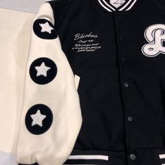 【美品】ブラックエアー　スタジャン ハンバーガー　Mサイズ　Black airの画像