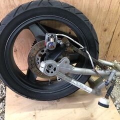 ☆彡KAWASAKI・カワサキ・ZRX400・ZR400E・リア回り・足回り・部品取り車・車両ではありません。ＺⅡ改造部品！の画像