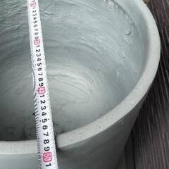 値下げ！ファイバークレイ　植木鉢の画像