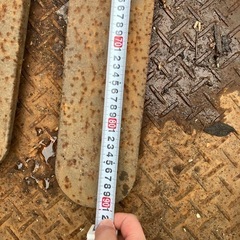 フォークリフトのツメの画像