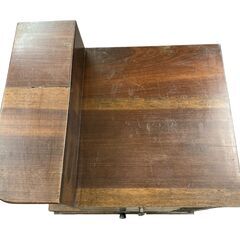 現状品 アンティーク 家具 木製 約幅４８×奥行３９×高さ１０７cm 基本引き取り限定 神奈川県横須賀市 ヴィンテージ/レトロ/昭和の画像