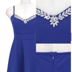 ㊳【新品未使用未開封】dazzy キャバ　ドレス　青　 tika ワンピースの画像