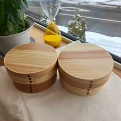 曲げわっぱ　お弁当箱　2点セット