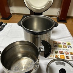シャトルシェフ サーモス 真空保温調理器 4.5L (4~6人用) クリアステンレス KBG-4500 CSの画像