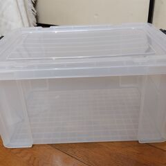 収納ケース　伸和(SHINWA) タッグボックス05　コンテナボックス　透明　収納ケース　ナチュラル Nの画像