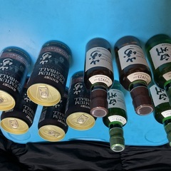 お話中　山崎、白州、山崎ハイボール缶の画像