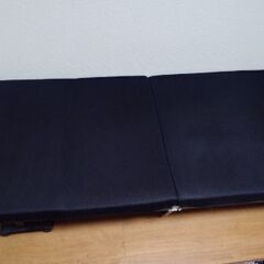 アイリスオーヤマ 折りたたみベッド 黒の画像