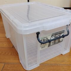 収納ケース　伸和(SHINWA) タッグボックス05　コンテナボックス　透明　収納ケース　ナチュラル Nの画像