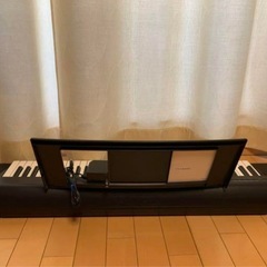 YAMAHA piaggero NP-12B 電子ピアノ　黒の画像