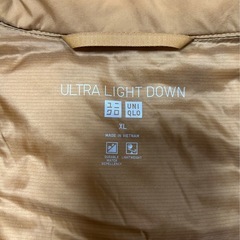 ユニクロ　ウルトラ　ライトダウン　　の画像