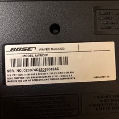 BOSE WAVE Radio/CDの画像
