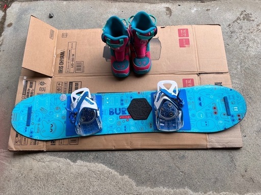 バートン100センチボード、ビンディング、ブーツ3点セット