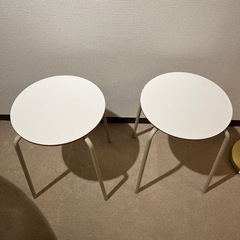 無印良品　スタッキングスツール　2脚セット