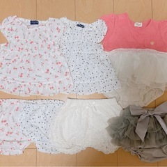 子ども服 ベビー服 女の子  7点