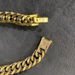 金メッキ　ネックレス　ブレスレット の画像