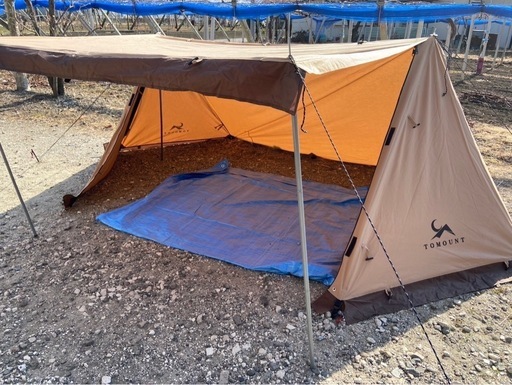 TOMOUNT テント ベージュ 数回使用