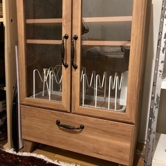 アンティーク風食器棚　キャビネット