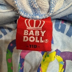 子供服 BABYDOLL パーカー 110の画像