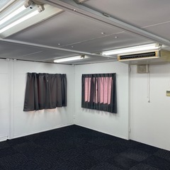 売却済み 値下げ🎶外壁 内壁 塗装済み 5.7m 7.8坪 拡張型 ユニットハウス 15.7畳 25.9平米 プレハブ スーパーハウス コンテナ 200Vエアコン 分電盤付きの画像
