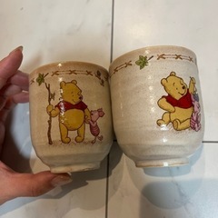 プーさん湯呑み　2個