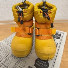 モンベル　スノーブーツ　キッズ　雪遊び