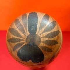 山形 木製こけし 大宮安光 人形 工芸品 民芸品 アンティーク 昭和レトロ 日本人形 お土産 こけし 郷土玩具 小芥子 雛飾り の画像