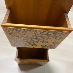 寄木細工　レターラックの画像