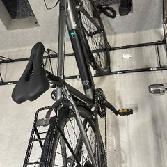 e-bike　DAITORA-BIKE 電動アシスト クロスバイクグレー e-bikeの画像