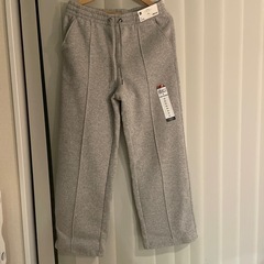 【未使用】GU ヘビーウェイトスウェットプルオンパンツ　グレーXL　