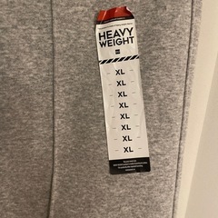 【未使用】GU ヘビーウェイトスウェットプルオンパンツ　グレーXL　の画像
