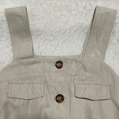 rps フロントボタン ワンピース サロペットの画像